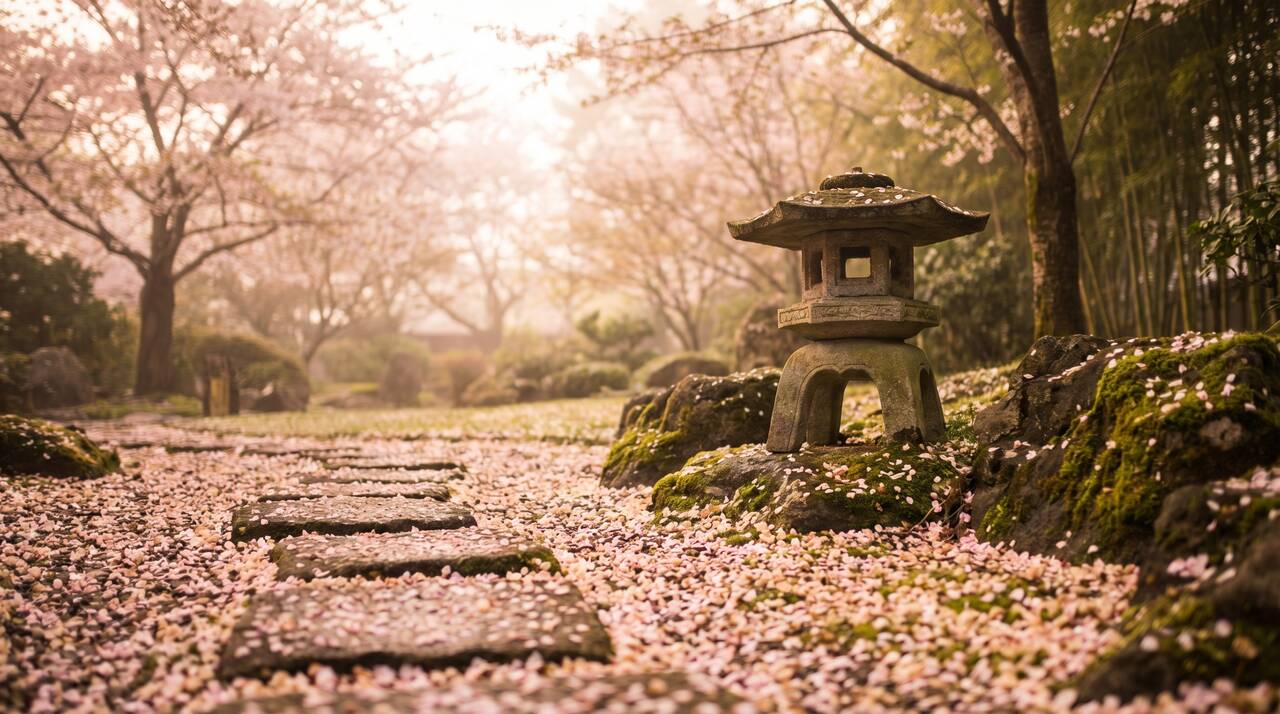 樱花视频 - 日式庭院枯山水与樱花视频分享 - jnanxdj.cn